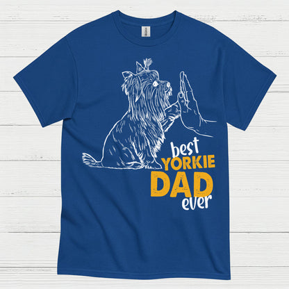 Best Yorkie Dad Ever Dog Lover T Shirt