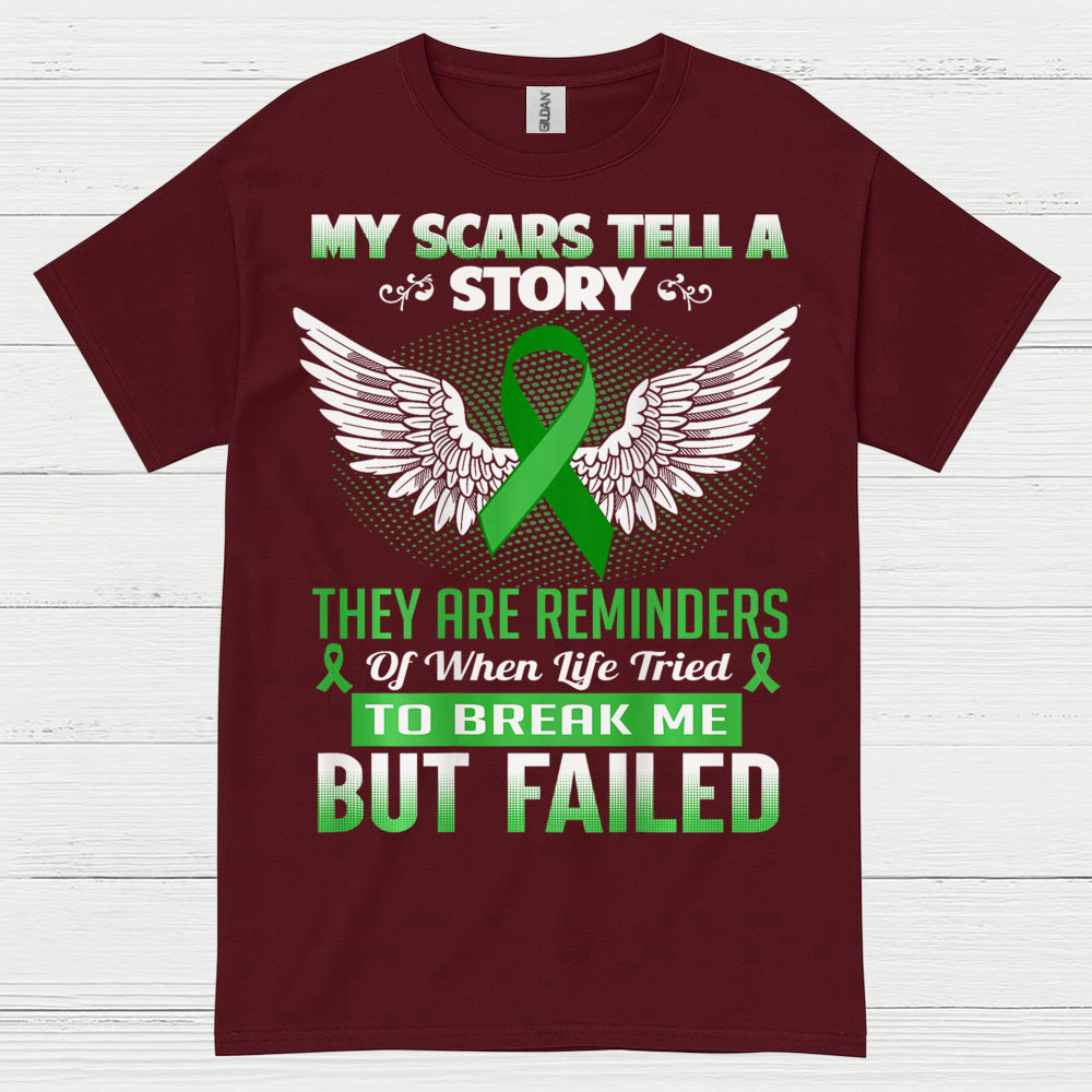 My Scars Tell A Story Strength Awareness T Shirt