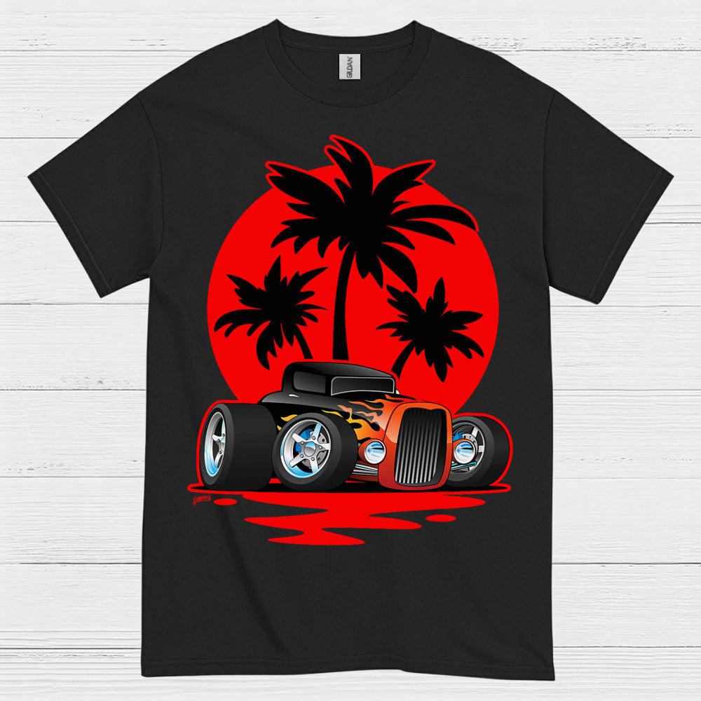 Sunset Hot Rod T Shirt