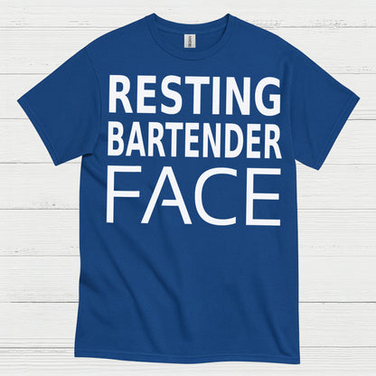 Resting Bartender Face Humor T Shirt