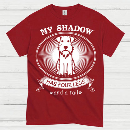 My Shadow Has Four Legs Dog Lover T Shirt