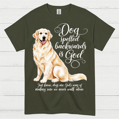 Dog Spelled Backwards Is God T Shirt