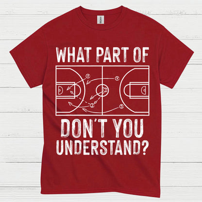 What Part Of Don’t You Understand Basketball T Shirt