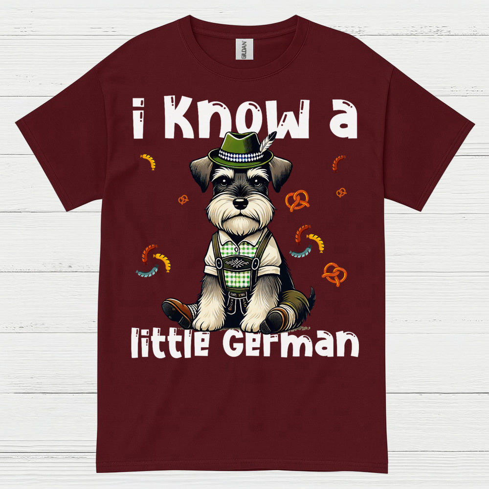 Funny Little German Schnauzer Dog T Shirt