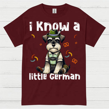 Funny Little German Schnauzer Dog T Shirt
