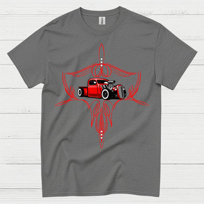 Classic Pinstripe Hot Rod T Shirt