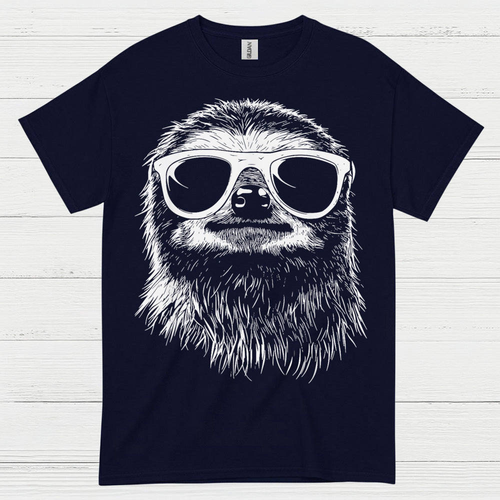 Cool Sunglasses Sloth Graphic T Shirt