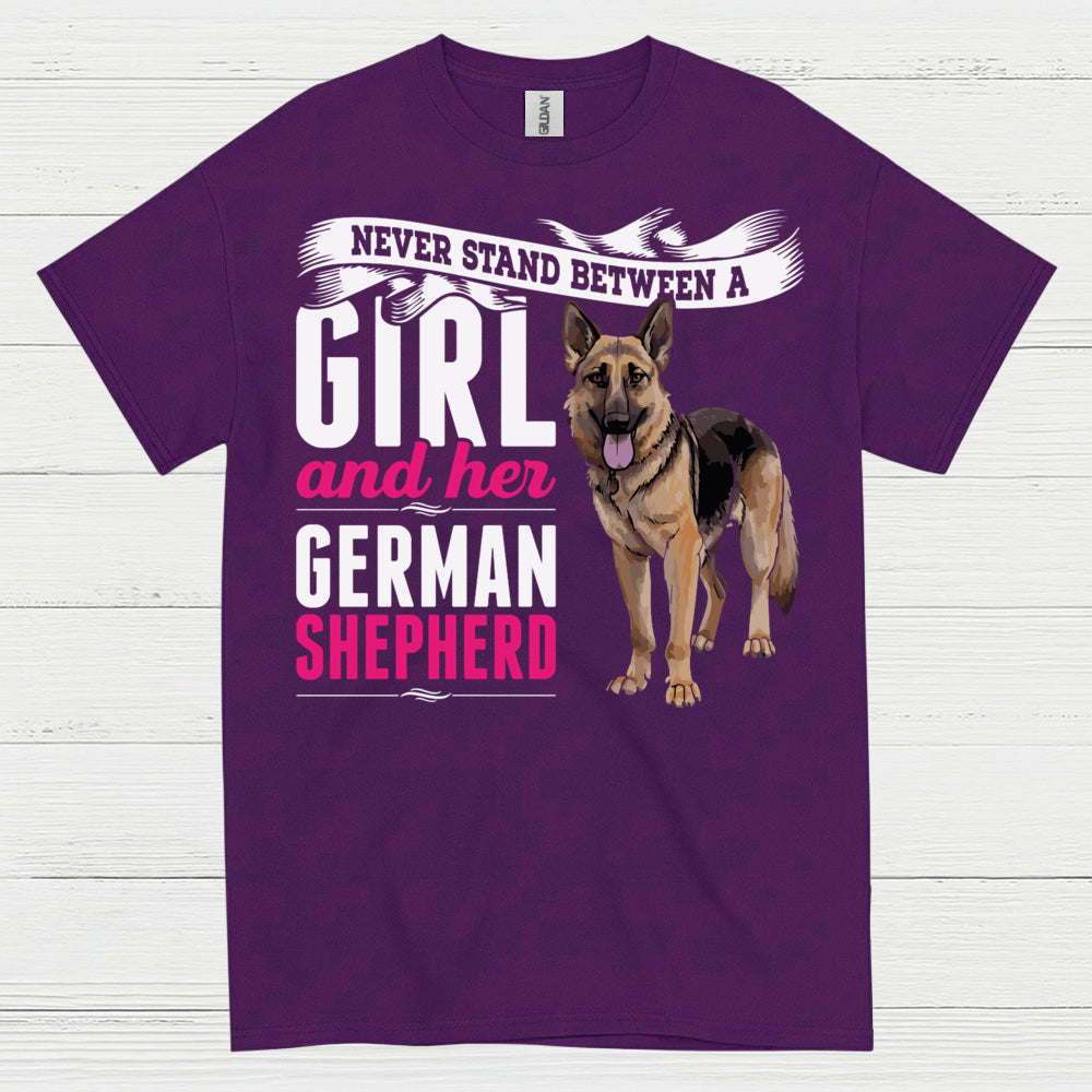 Girl And Her Shepherd T Shirt