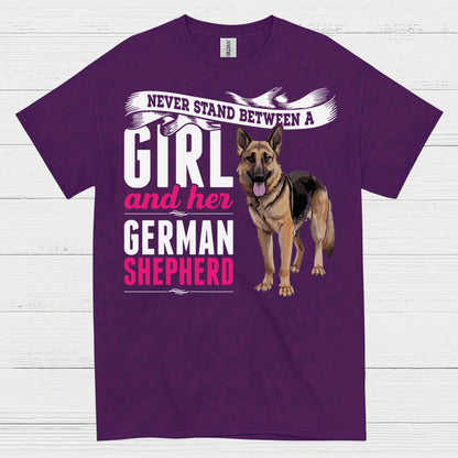 Girl And Her Shepherd T Shirt
