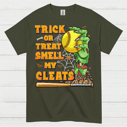 Trick Or Treat Smell My Cleats Softball T Shirt