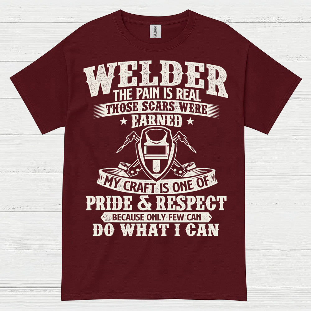 Pride And Respect Welder T Shirt