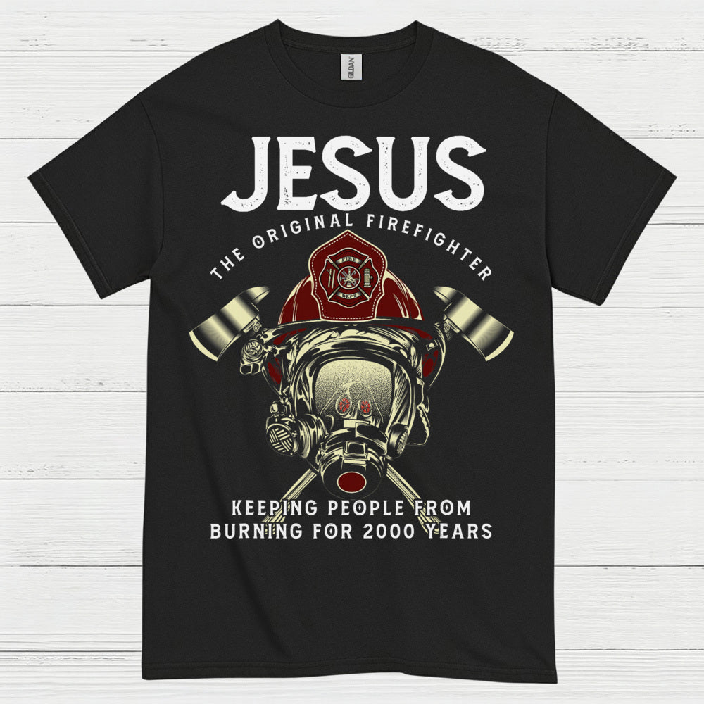 Jesus Saves Firefighters Serve T-Shirt