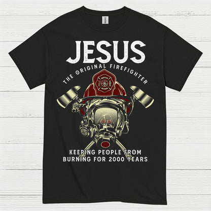 Jesus Saves Firefighters Serve T-Shirt