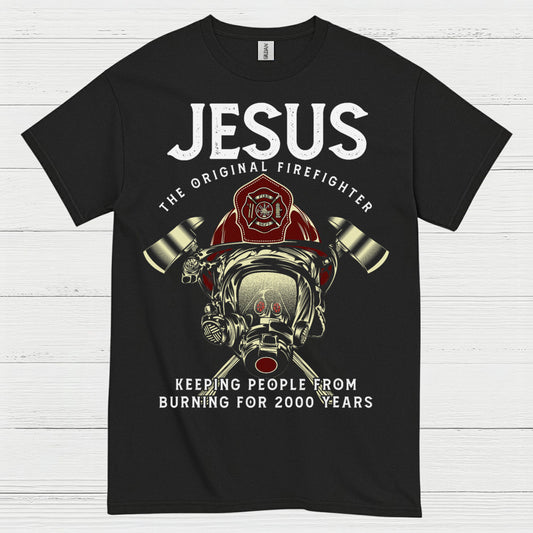 Jesus Saves Firefighters Serve T-Shirt