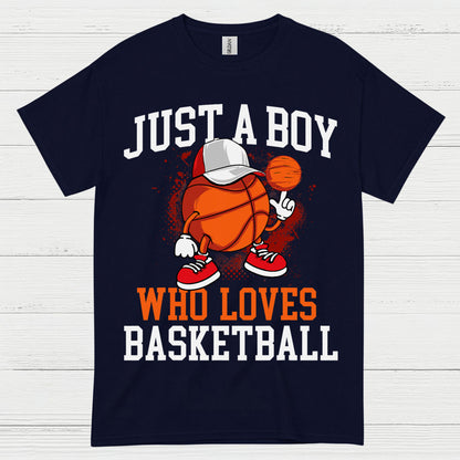 Just A Boy Who Loves Basketball T Shirt