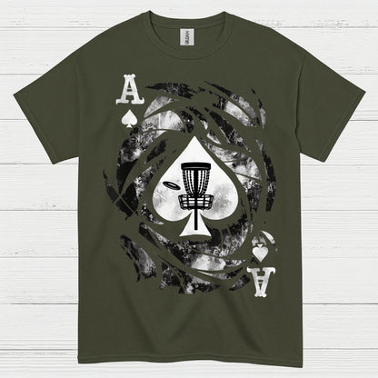 Ace Of Spades Disc Golf T Shirt