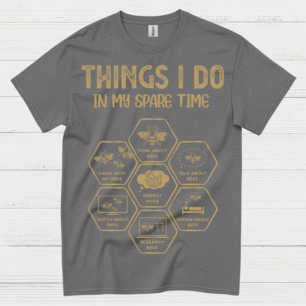 Bee Lover Spare Time Humor T Shirt