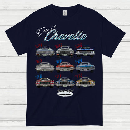 Evolution Of The Chevelle T Shirt