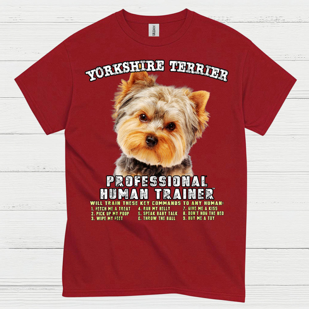 Yorkshire Terrier Professional Trainer Funny T Shirt