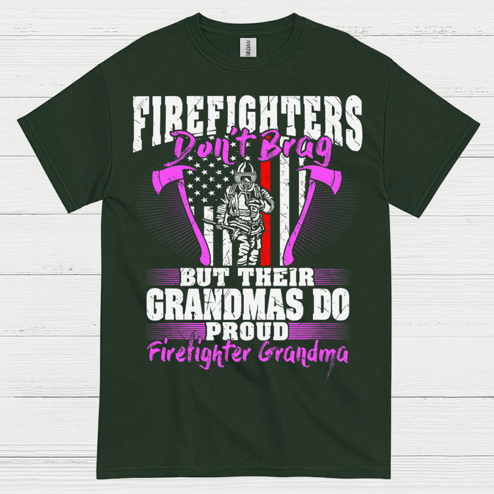 Firefighter Grandma Proud of My Firefighter T Shirt