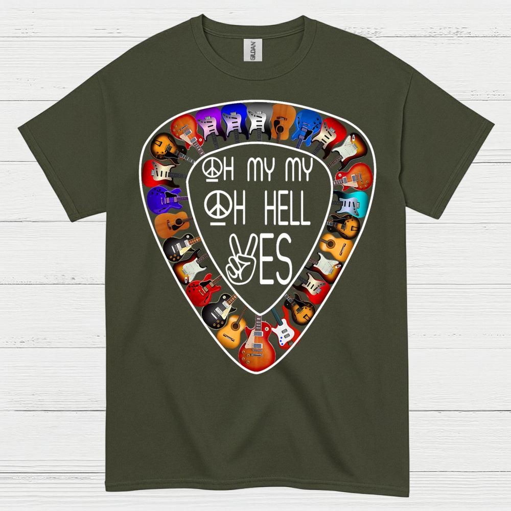 Oh Hell Yes Guitar Pick T Shirt