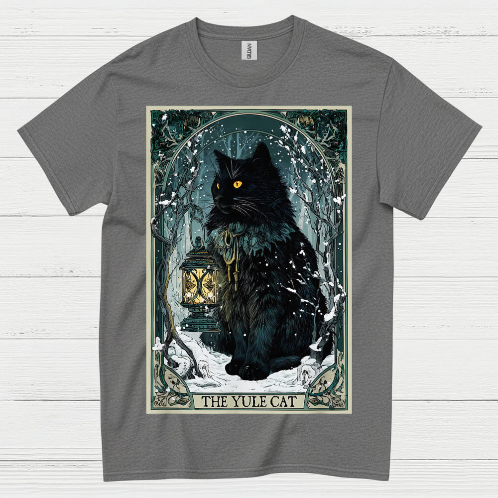 Yule Cat Winter Art T Shirt