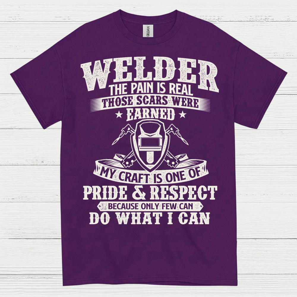 Pride And Respect Welder T Shirt