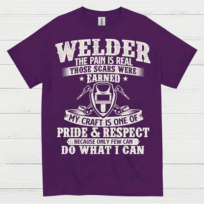 Pride And Respect Welder T Shirt