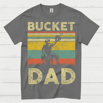 Bucket Dad Softball Catch T Shirt