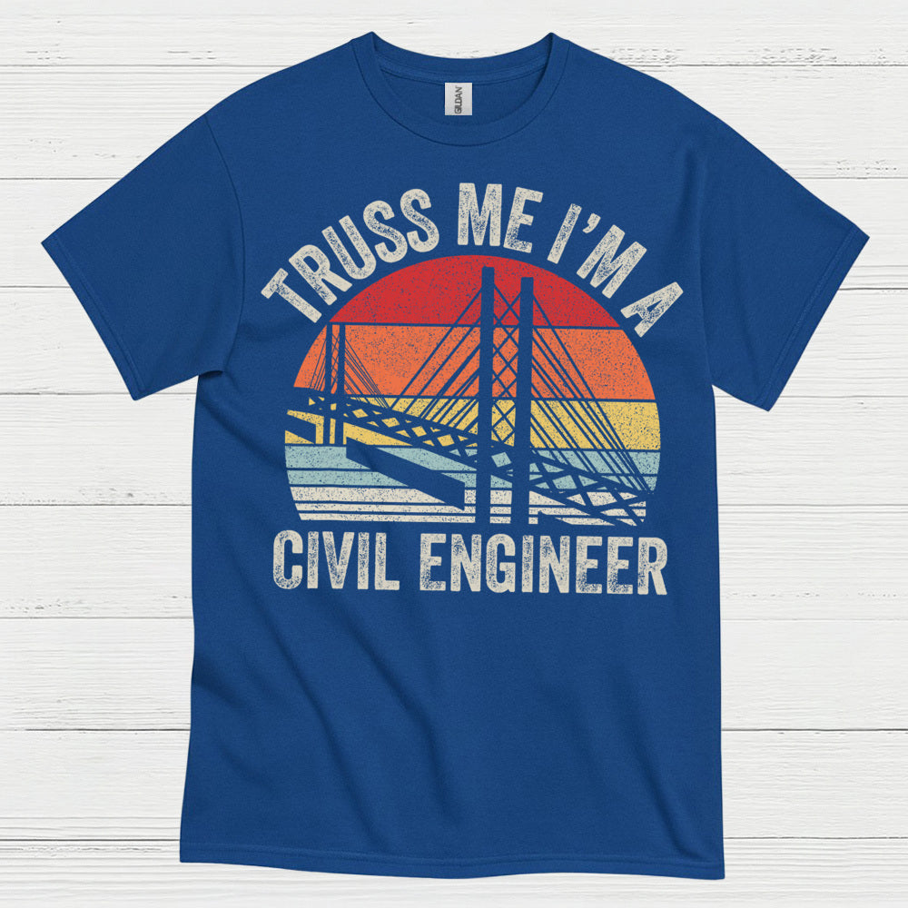 Civil Engineer Bridge T Shirt