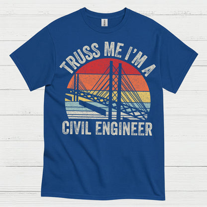 Civil Engineer Bridge T Shirt