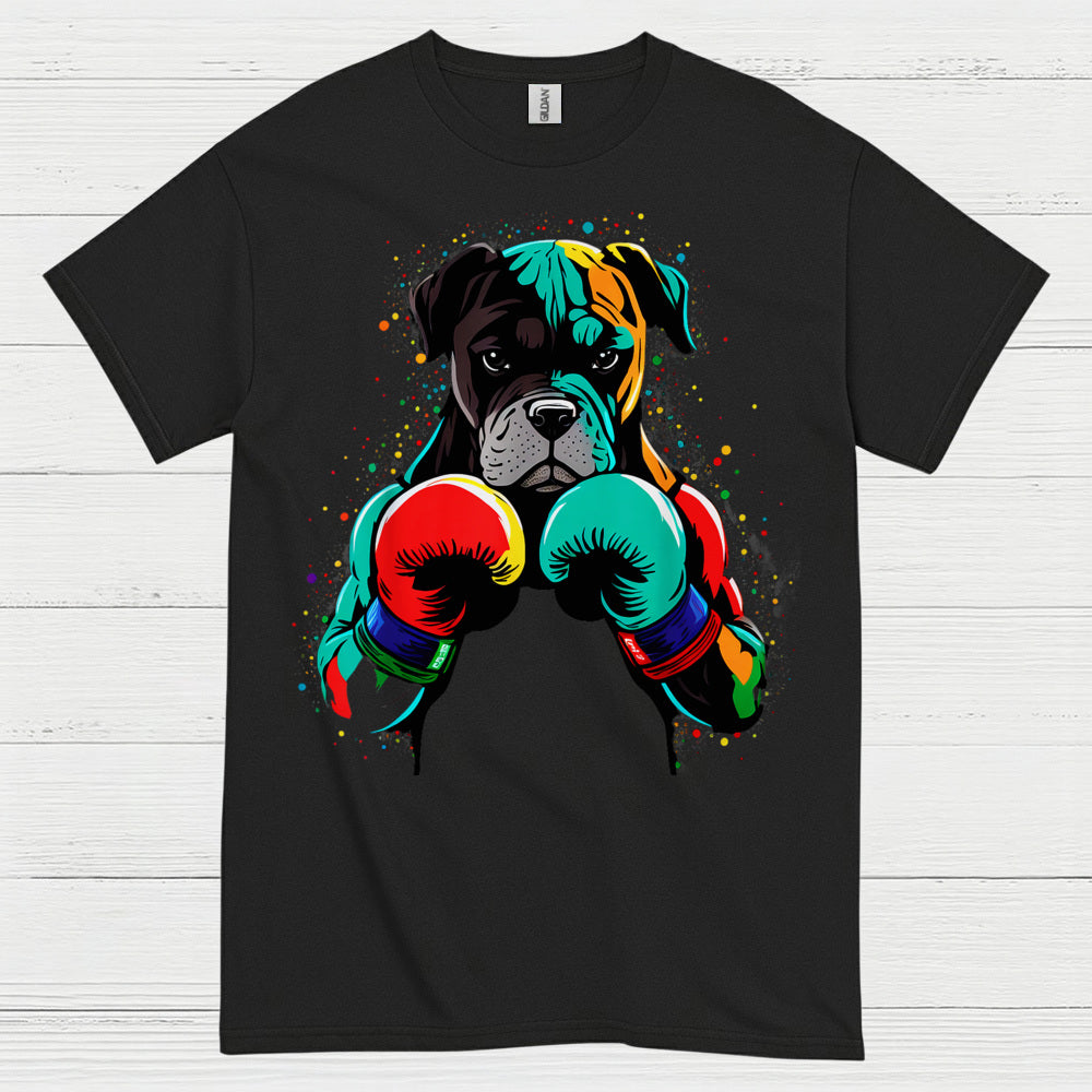 Boxer Boxing Gloves Art T Shirt