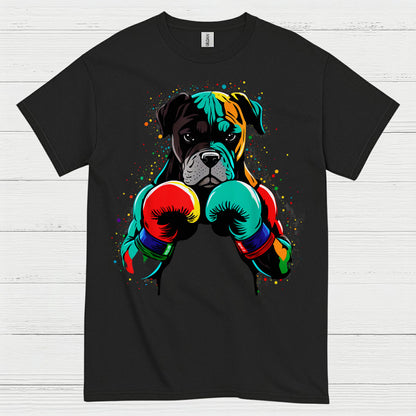 Boxer Boxing Gloves Art T Shirt