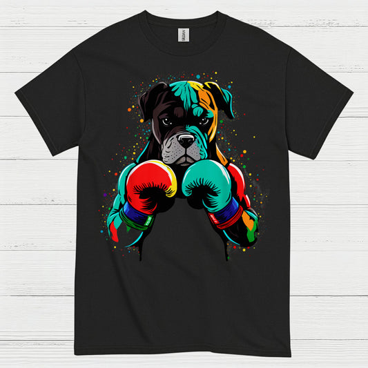 Boxer Boxing Gloves Art T Shirt