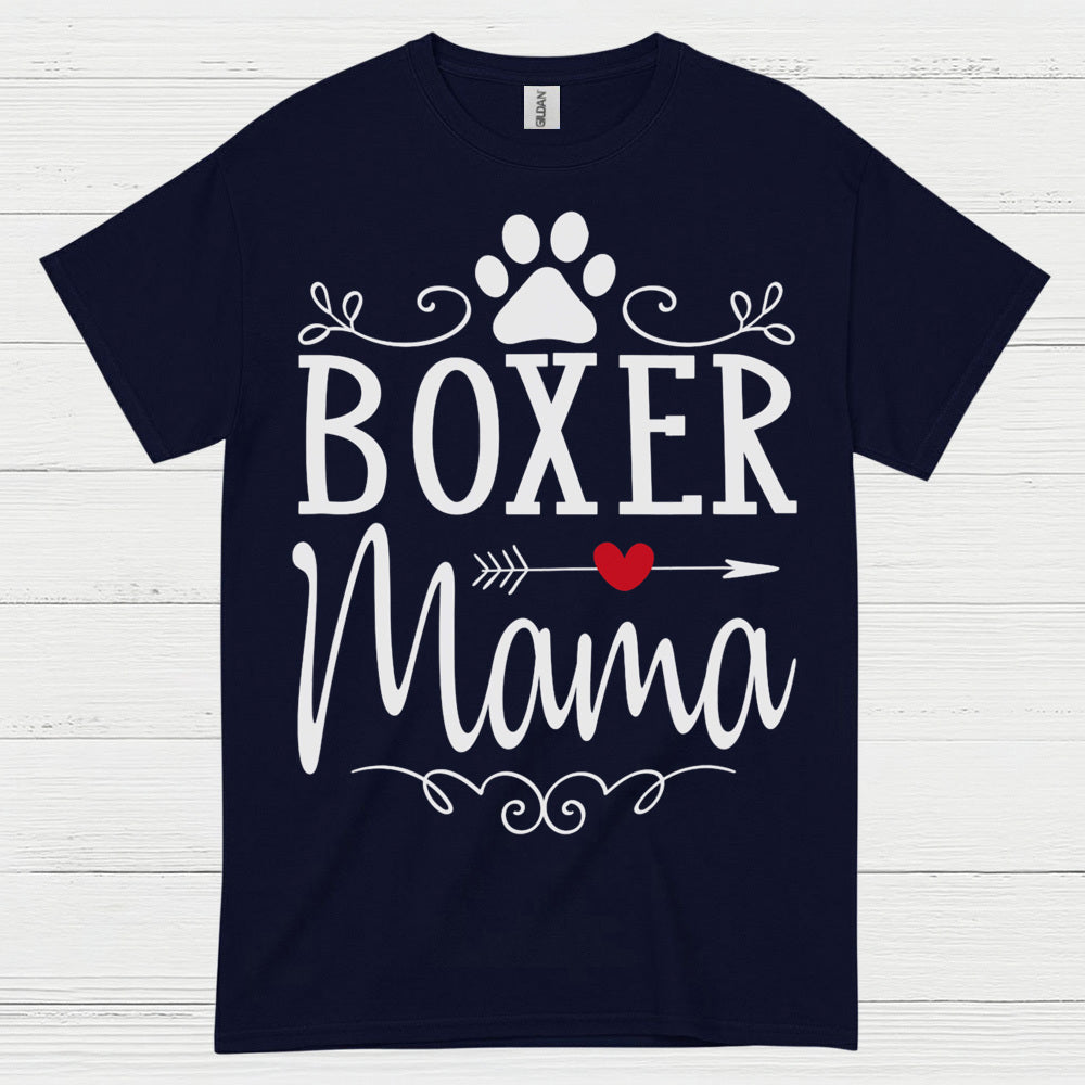 Boxer Mama Dog T Shirt