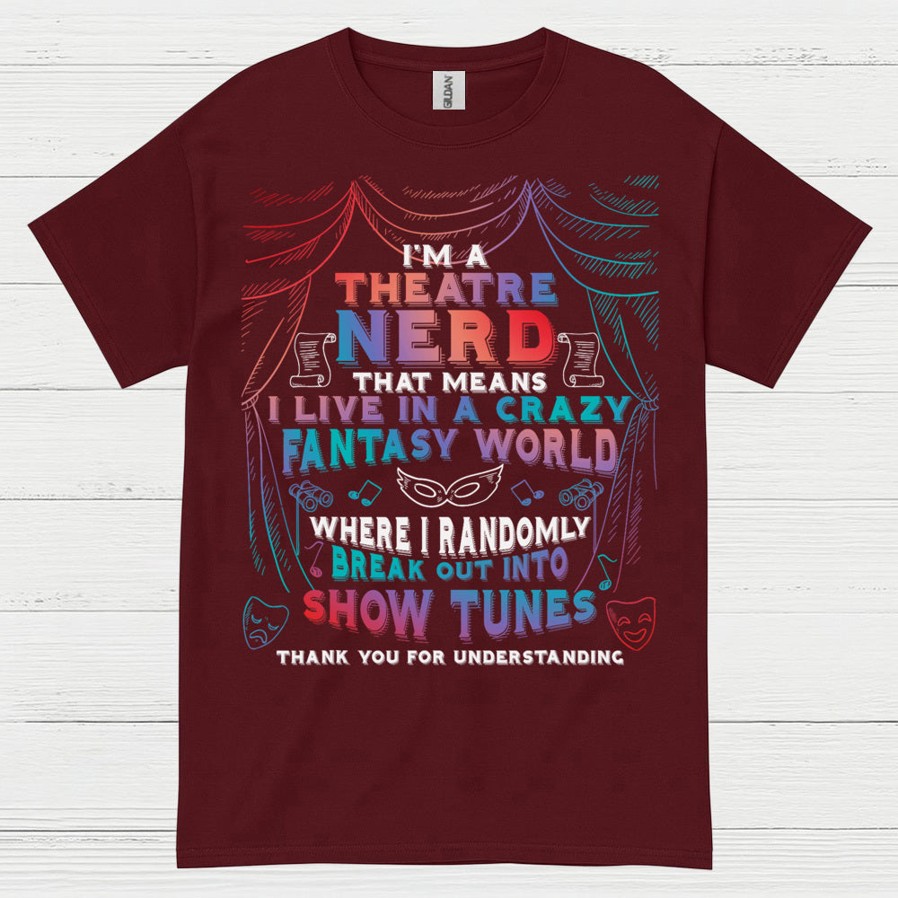 Theatre Nerd Fantasy World T Shirt