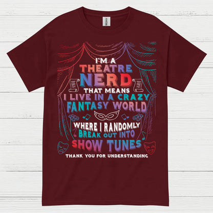 Theatre Nerd Fantasy World T Shirt