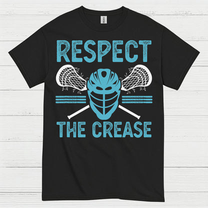 Respect The Crease Lacrosse T Shirt