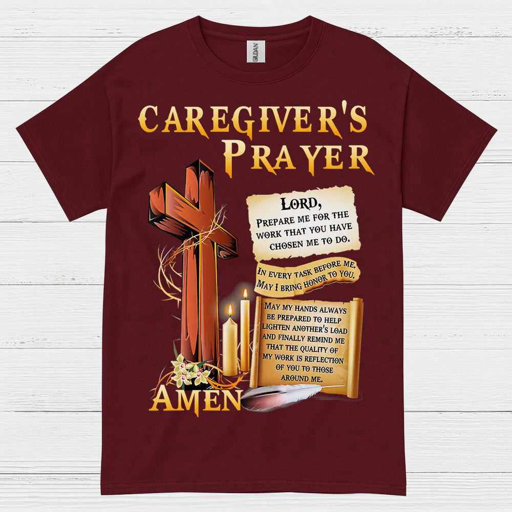 Caregiver’s Prayer Christian Faith T Shirt