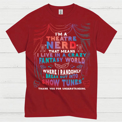 Theatre Nerd Fantasy World T Shirt