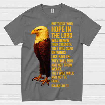 Hope In The Lord Christian Eagle Faith T Shirt