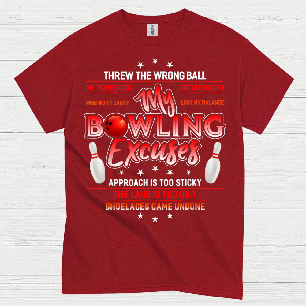 Bowling Spirit Minimal Artistic T Shirt