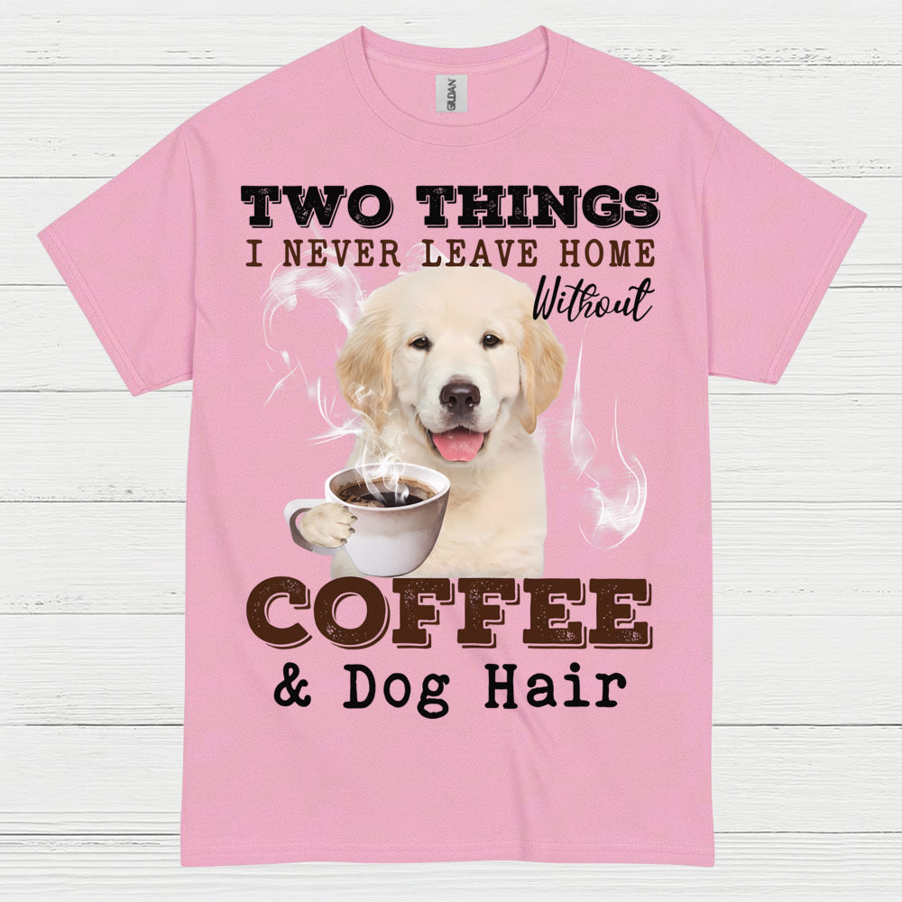 Coffee And Dog Hair Funny Dog Lover T Shirt