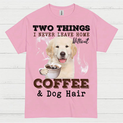Coffee And Dog Hair Funny Dog Lover T Shirt