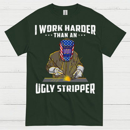 Harder Than Stripper Welder T Shirt