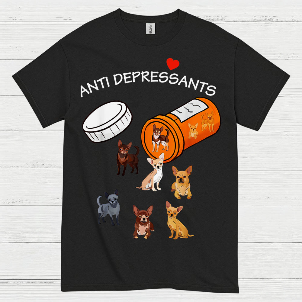 Funny Dog Anti Stress Graphic T Shirt