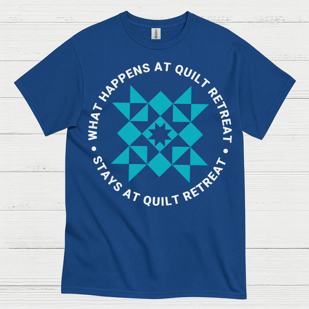 Quilt Retreat Rules Humor T Shirt