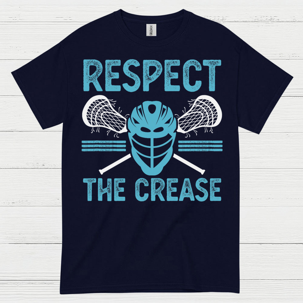 Respect The Crease Lacrosse T Shirt
