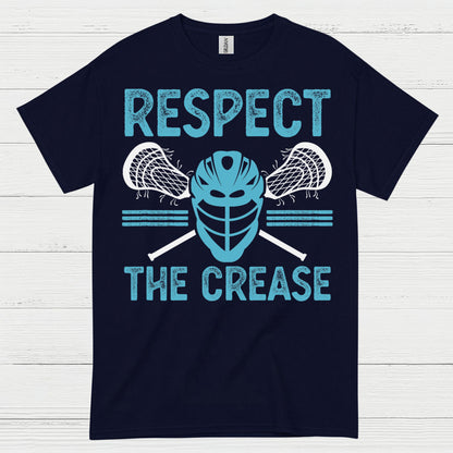 Respect The Crease Lacrosse T Shirt