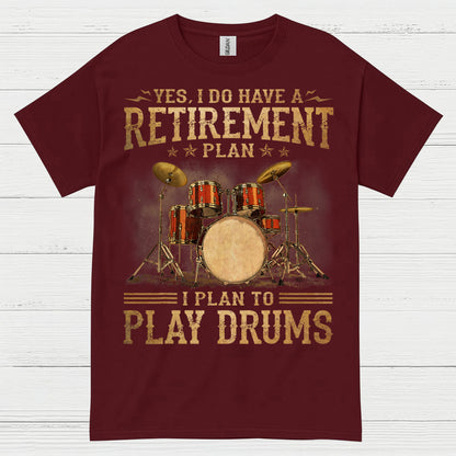Retirement Drummer T Shirt